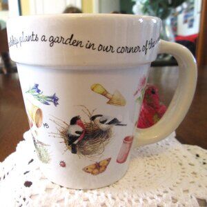 Hallmark Marjolein Baston mug "Friendship plants a garden of flowers in our corn